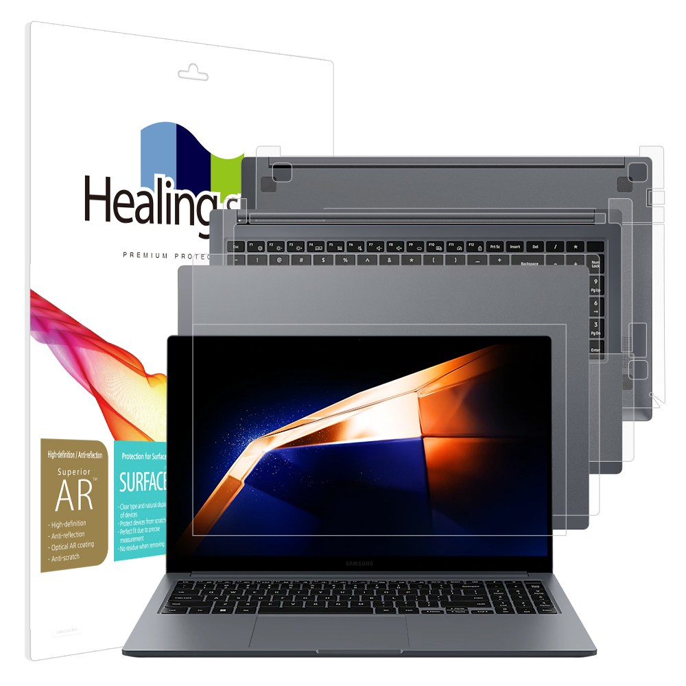 힐링쉴드 갤럭시북4 NT750XGK AR 고화질 액정보호필름1매 외부3종 67,320원