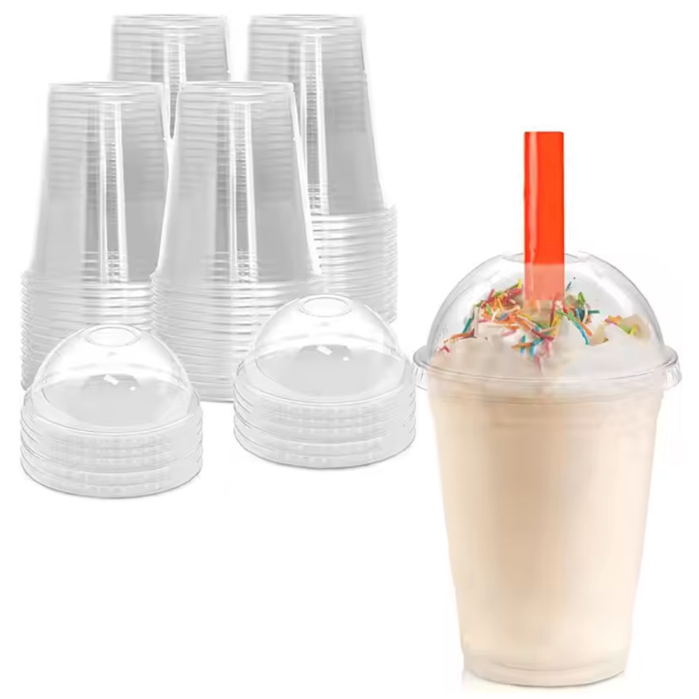 엠엔피 일회용 테이크아웃 아이스컵 16온스 돔타공뚜껑 세트구성, 1세트, 500ml, 200개 29,000원