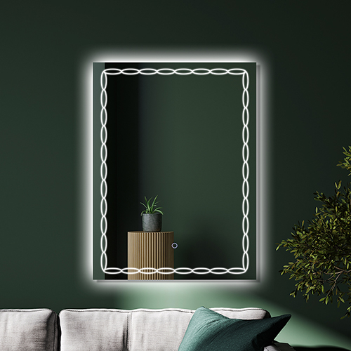 루비드 사각 간접 LED 조명 거울 벨라 160,000원