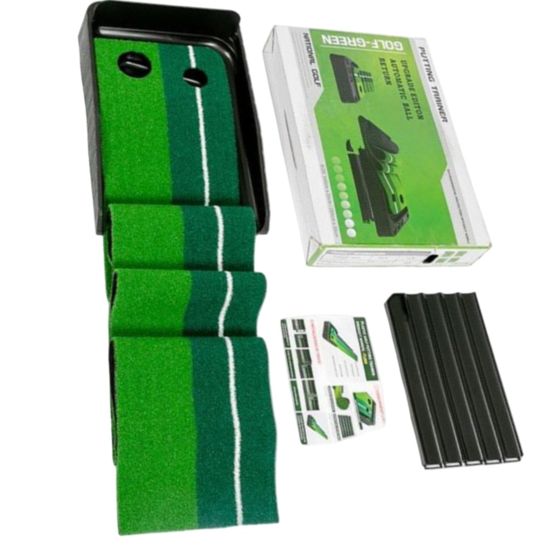 리드탑 골프 퍼팅 퍼터 연습기 매트 3M (자동리턴), 혼합색상, 1개 36,650원