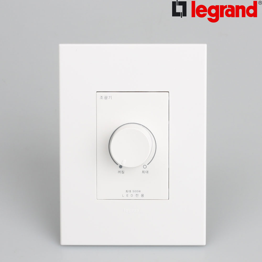 르그랑 아테오 LED 조광기 디머 스위치 디밍 밝기조절 300W 500W, 1개 70,400원