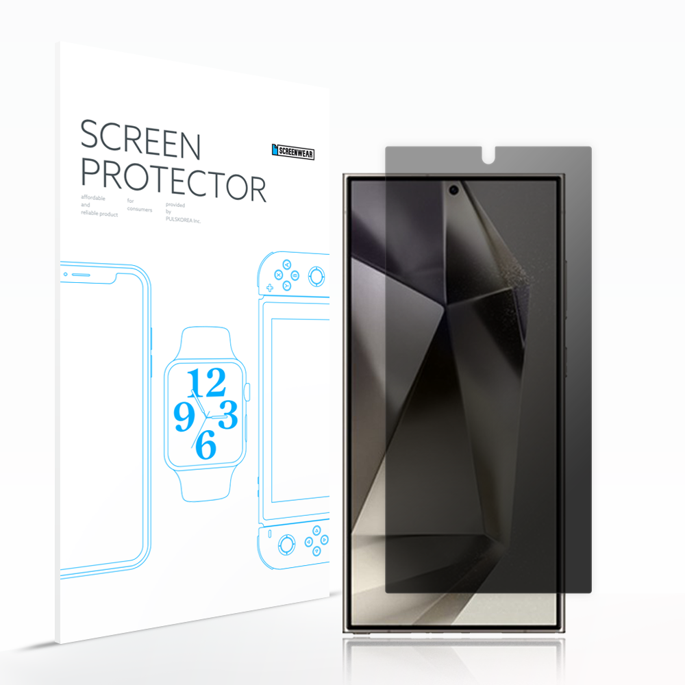 2024 갤럭시S24 저반사 지문방지 PET 사생활보호필름, 1개 12,000원