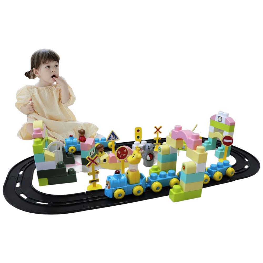 아누리 창의력 아가블럭 기차블럭 유아장난감, 혼합색상, 1개 208,000원