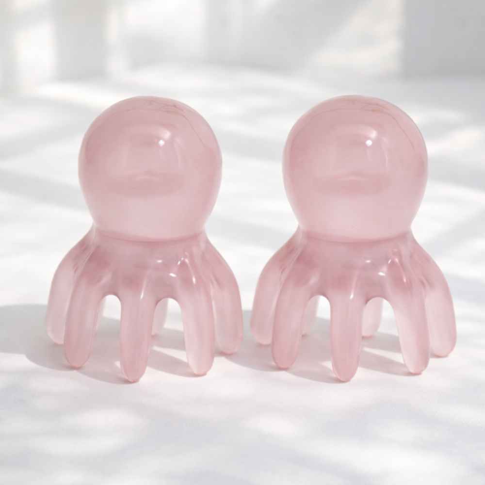 조온하루 문어 두피 전신 괄사 마사지기, 아이스핑크, 2개 4,600원