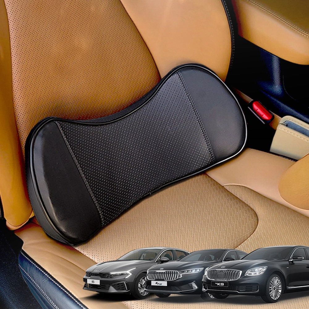 기아 K3 K5 K7 K8 K9 호환 요추쿠션 허리쿠션 차량용 가죽 메모리폼 틈새쿠션 빈틈 00550 23,800원