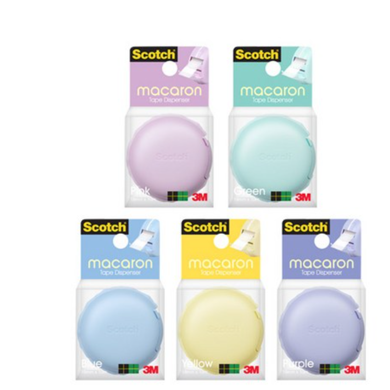 스카치 매직테이프 마카롱 디스펜서 5종세트 18mm x 10m 23,900원