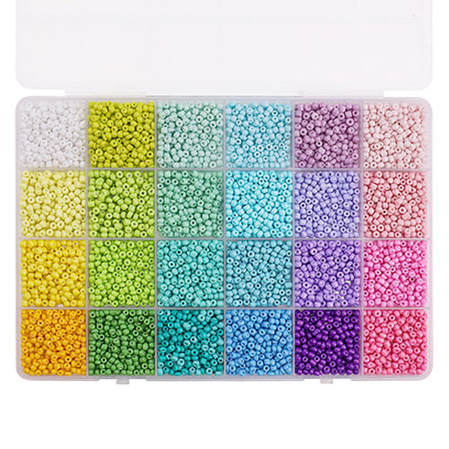 윰스 24색 DIY 비즈공예 세트, 마카롱, 1세트 6,900원