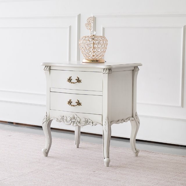 소피아엘렌 에메랄드 원목 엔틱 높은 침대 옆 협탁 248,000원