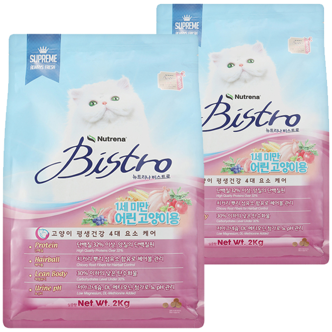 뉴트리나 고양이 비스트로 기능성 사료 15,990원