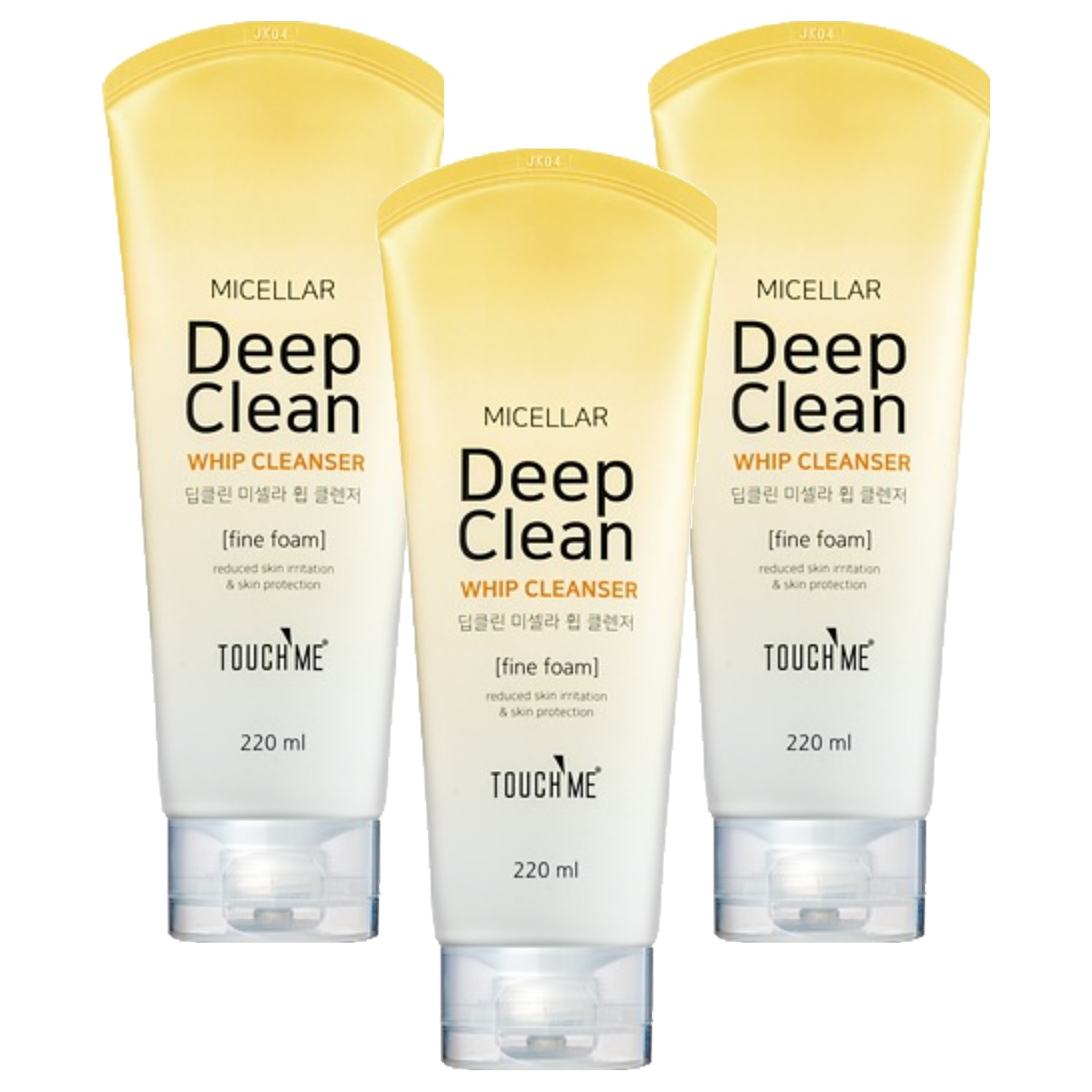 터치미 딥클린 미셀라 휩 폼클렌저, 220ml, 3개 11,400원