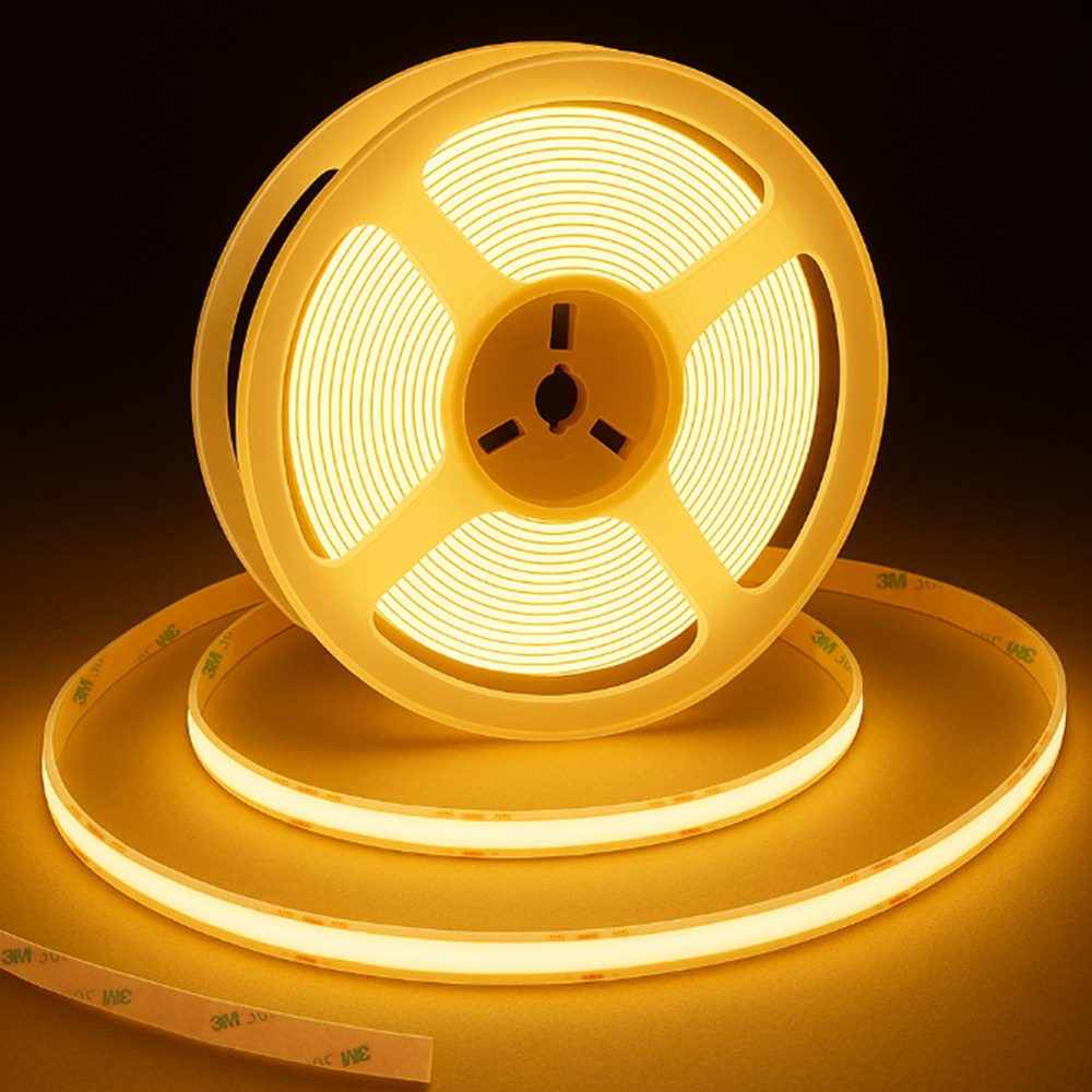 엘스토리몰 LED COB 스트립 50mm컷 10M + SMPS 100W 안정기 포함 DC24V 줄조명 줄LED 양면테이프 부착 61,500원