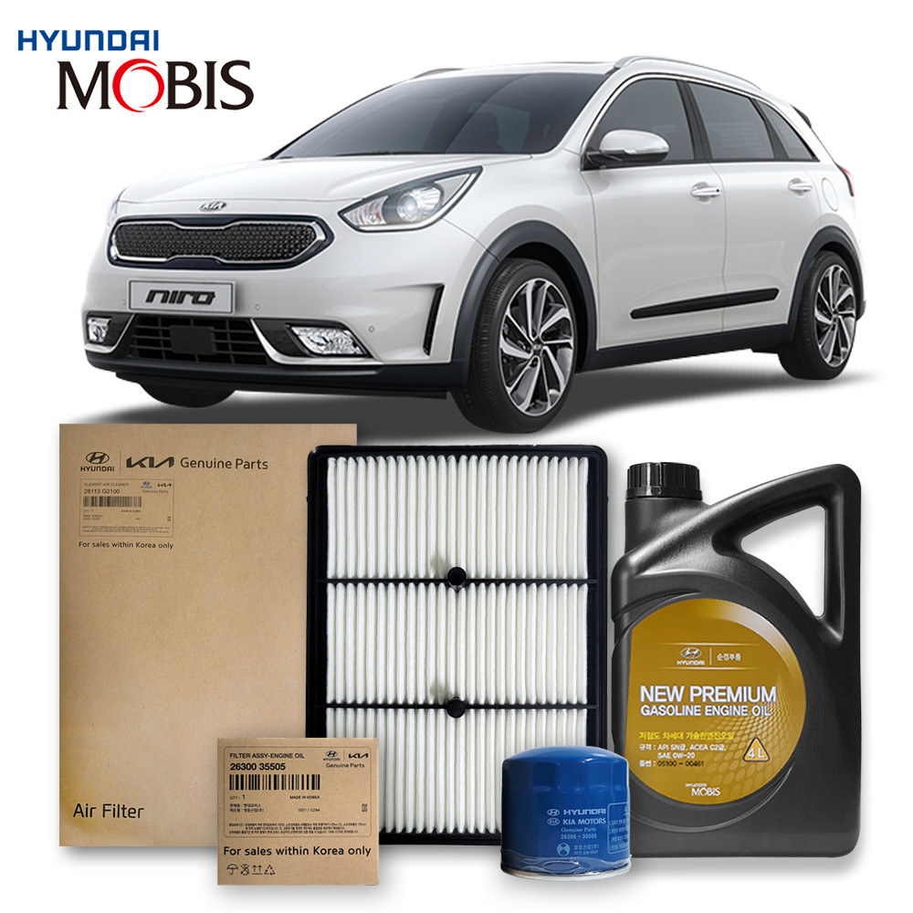 니로 1세대 1.6 하이브리드 16-19년식 순정엔진오일 3종세트, 4L, 1개 71,110원
