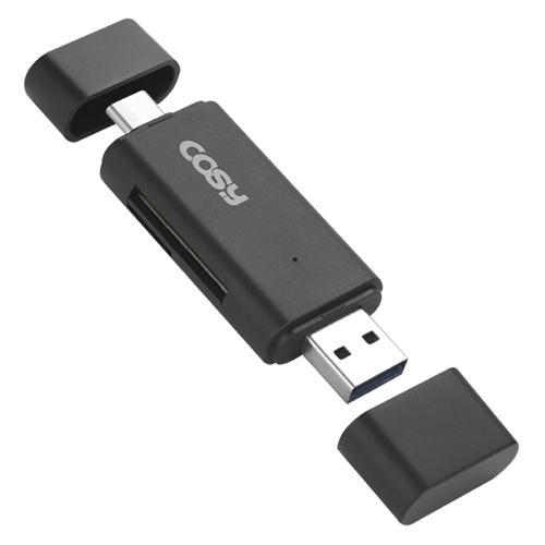 코시 타입C OTG USB3.0 PC겸용 카드리더기, CR3331C, 블랙, 1개 10,500원