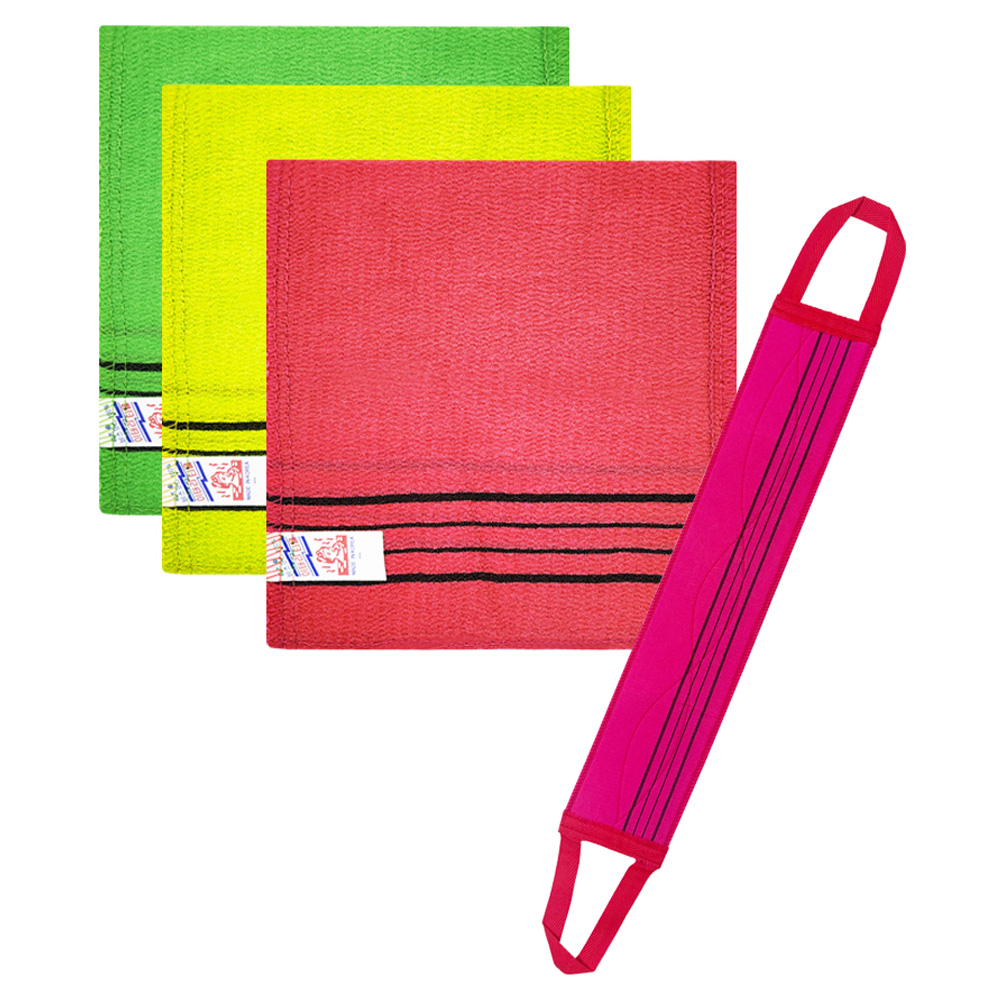 퓨어룸 사각 때타올 3p + 벨트 때타올 세트 5,900원