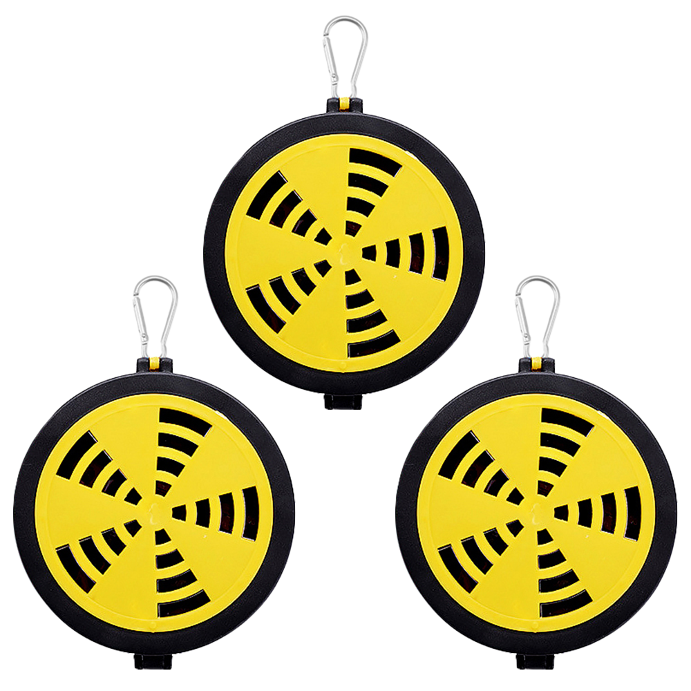 리브문 회전형 연기조절 모기향 케이스, 노랑, 3개 9,900원