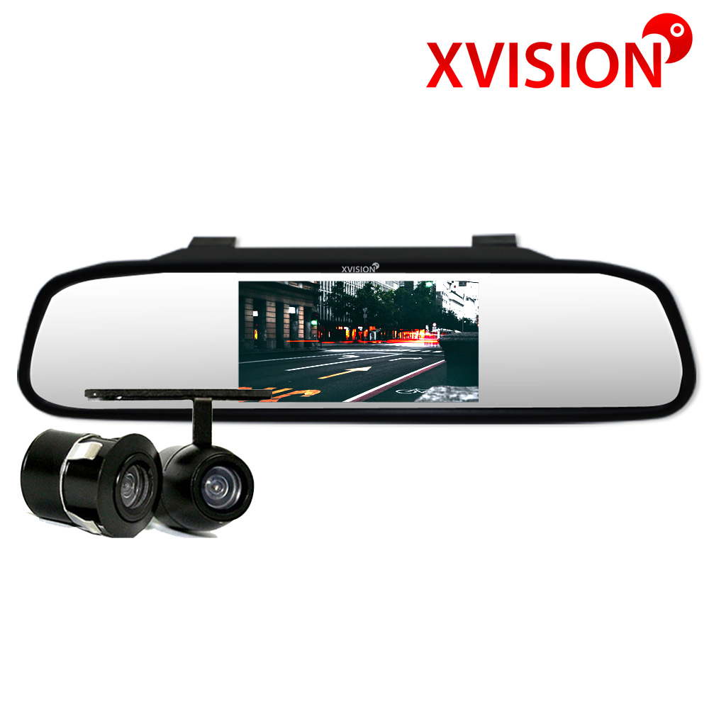 엑스비전 5 룸미러 모니터+매립부착 후방카메라 세트(S600) 89,800원