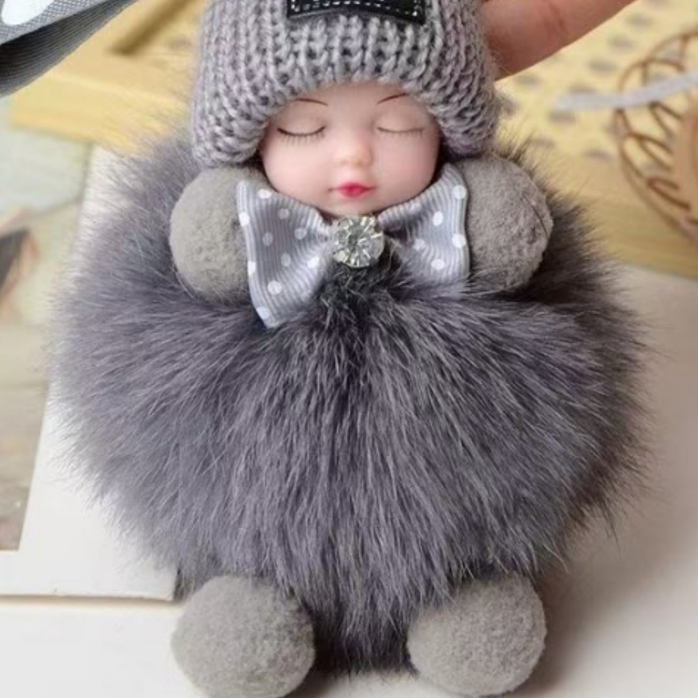 준성유통 심플 귀여운 잠자는 인형걸이 열쇠고리 키홀더 키링 가방걸이 8,800원