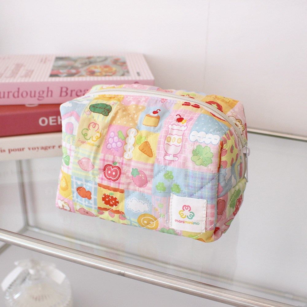 [마니미니모] 행운패치 사각 파우치 19,000원