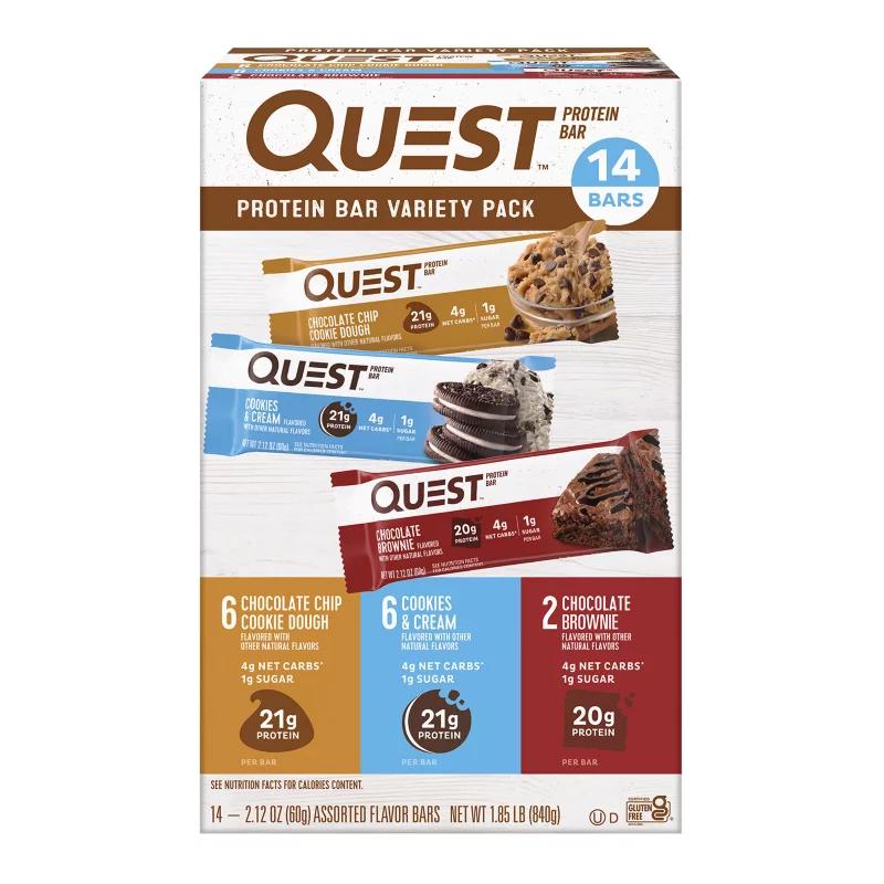 퀘스트 단백질 바 글루텐 프리 트릿스 Quest Protein Bars Gluten Free Variety 73,600원