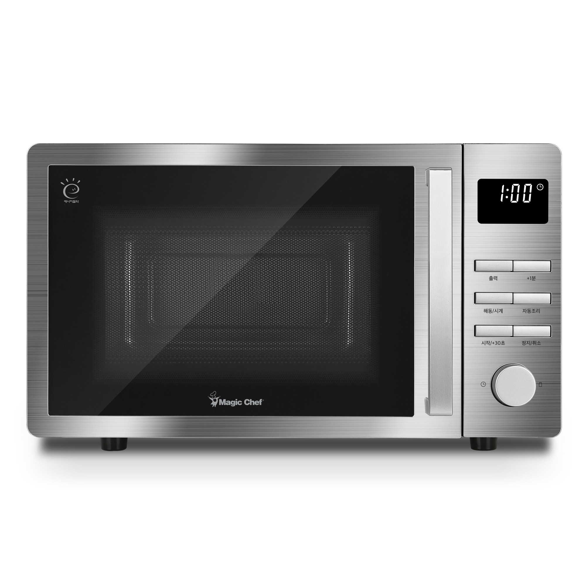 매직쉐프 올 스텐 무회전 25L 대용량 플랫 전자레인지 MMW-WC25TES, 단품 198,000원