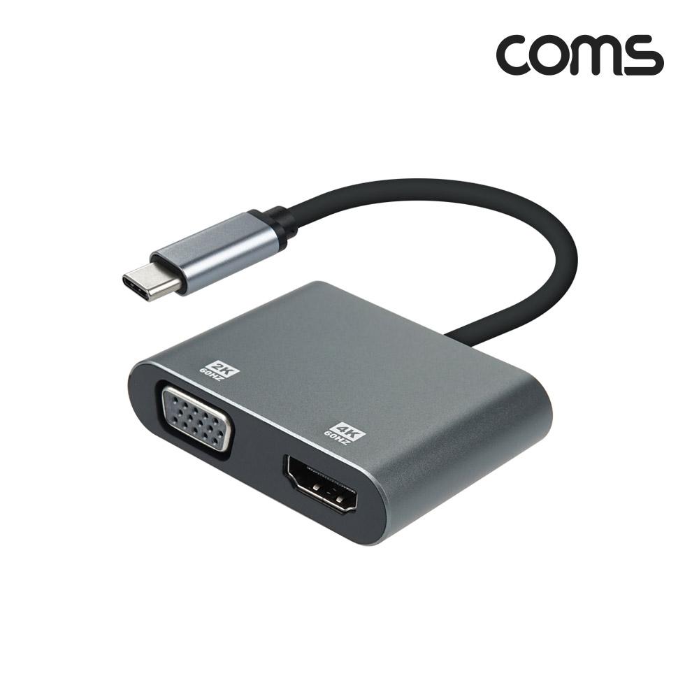 TypeC 컨버터 2in1 HDMI 4K VGA 2K 미러링 FW585 18,700원