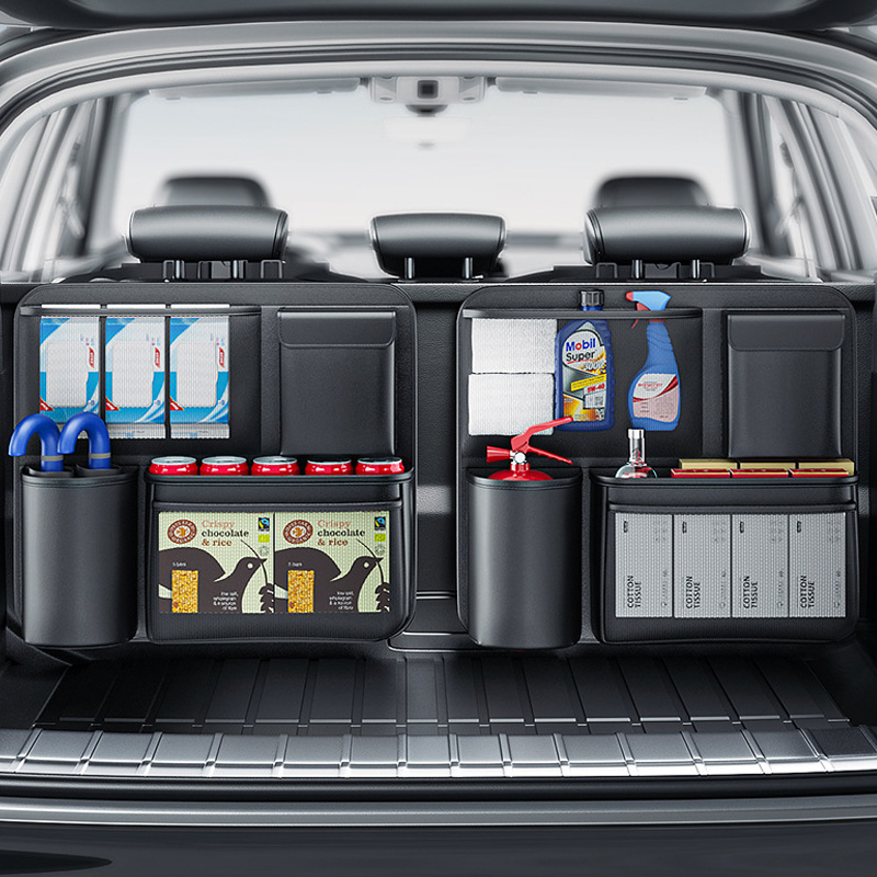 SEAMETAL 2개입 차량용수납포켓 자동차 트렁크 수납포켓 다용도 차량수납포켓 새차선물 45*48cm, 블랙, 2개 35,900원