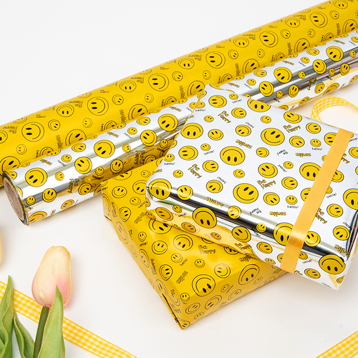 좋은기븐 해피스마일 메탈 롤 포장지 2종 세트 17,600원