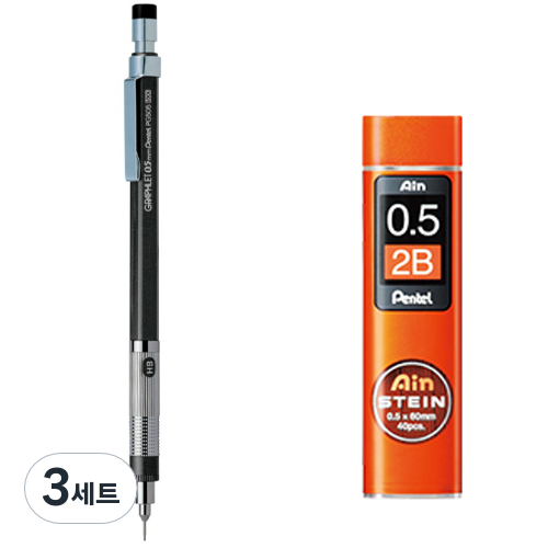 펜텔 그래프렛 샤프 PG505-AD + 아인슈타인 샤프심 2B 세트 30,000원
