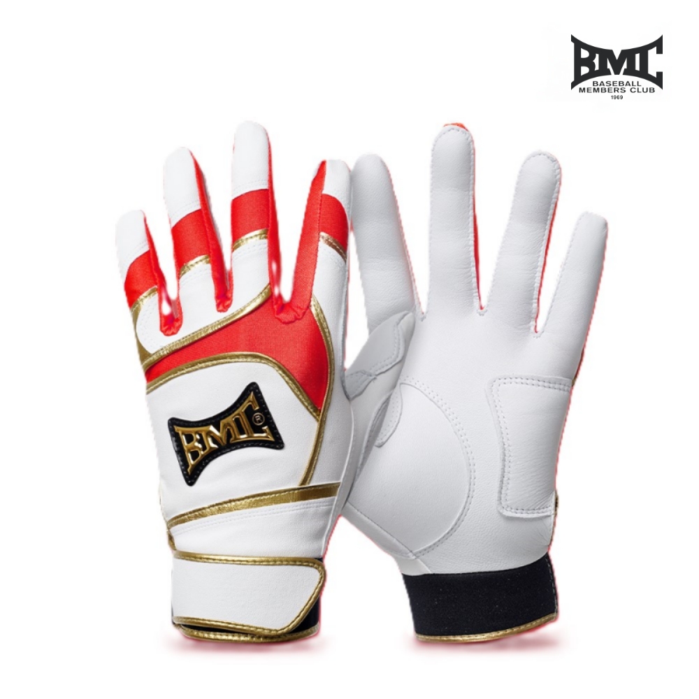 [BMC] 비엠씨 2025 PRO 천연양피 야구 배팅장갑 (양손용) / 7컬러 (유소년, 성인 사이즈), 오렌지, 1개 31,500원