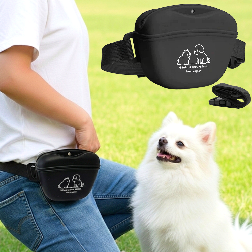 트루행센 반려동물 간식가방 벨트형 트릿백, 1개, 블랙 8,300원