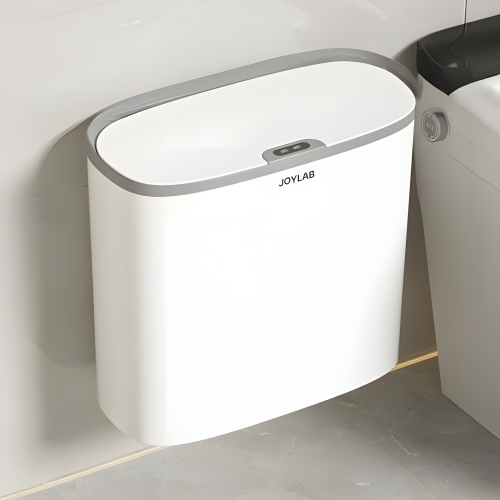 벽걸이겸용 조이랩 센서 휴지통 무타공 틈새 쓰레기통 10리터 화이트, 그레이 26,400원