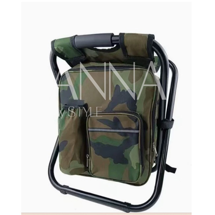 안나네 등받이형 접이식 캠핑,낚시의자 스틸프레임 대용량가방형 150KG 하중 15,900원