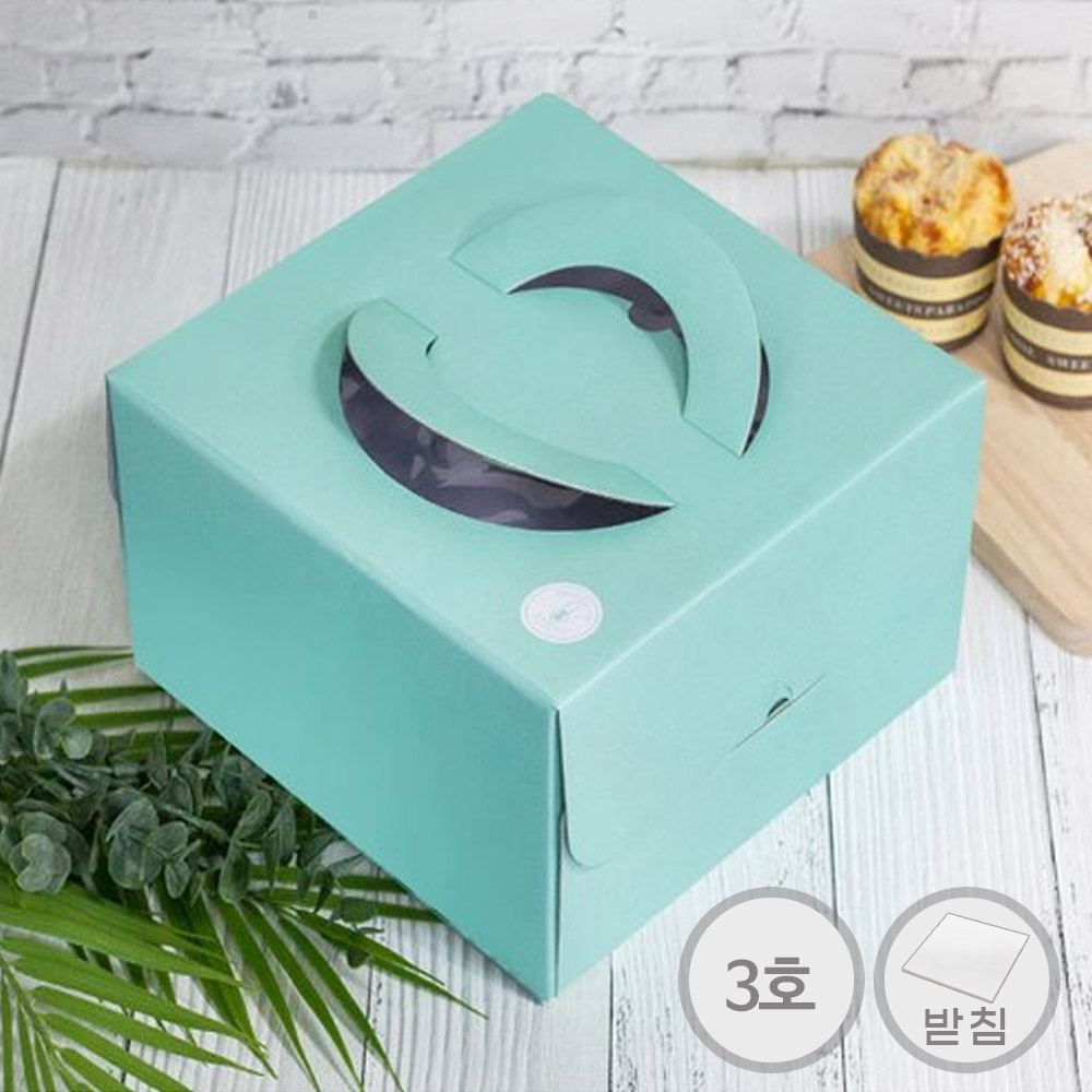 파스텔 케이크 상자 1호 2호 3호 케익받침 선물포장박스 10장 23,900원