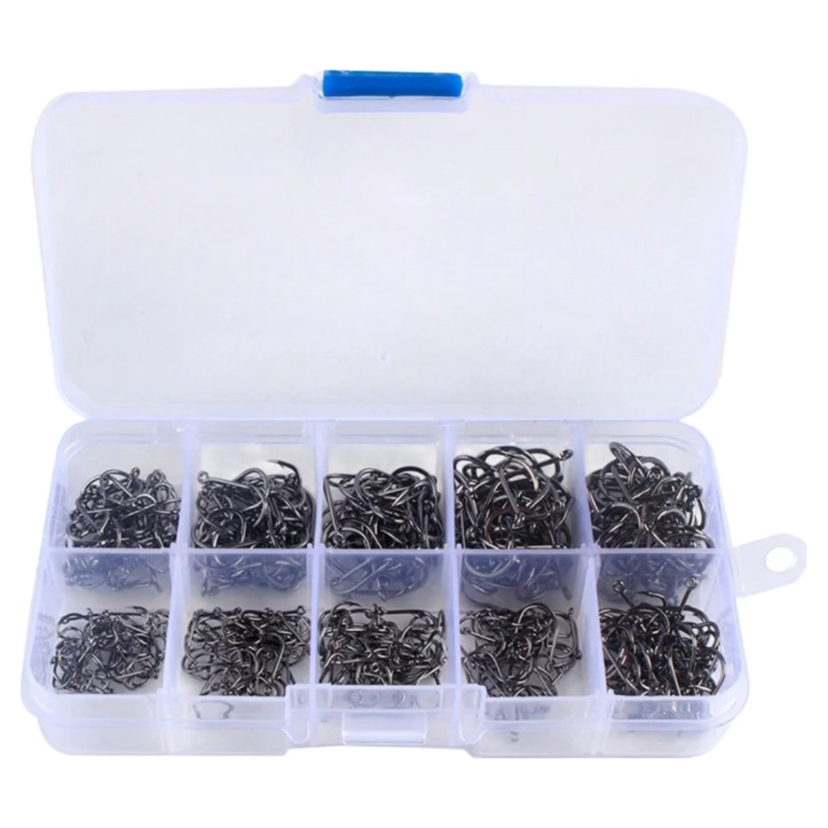 브라브맥 고탄소 강철 띠에 달린 가시형 낚시 바늘 400p, 검정색, 1세트 9,570원