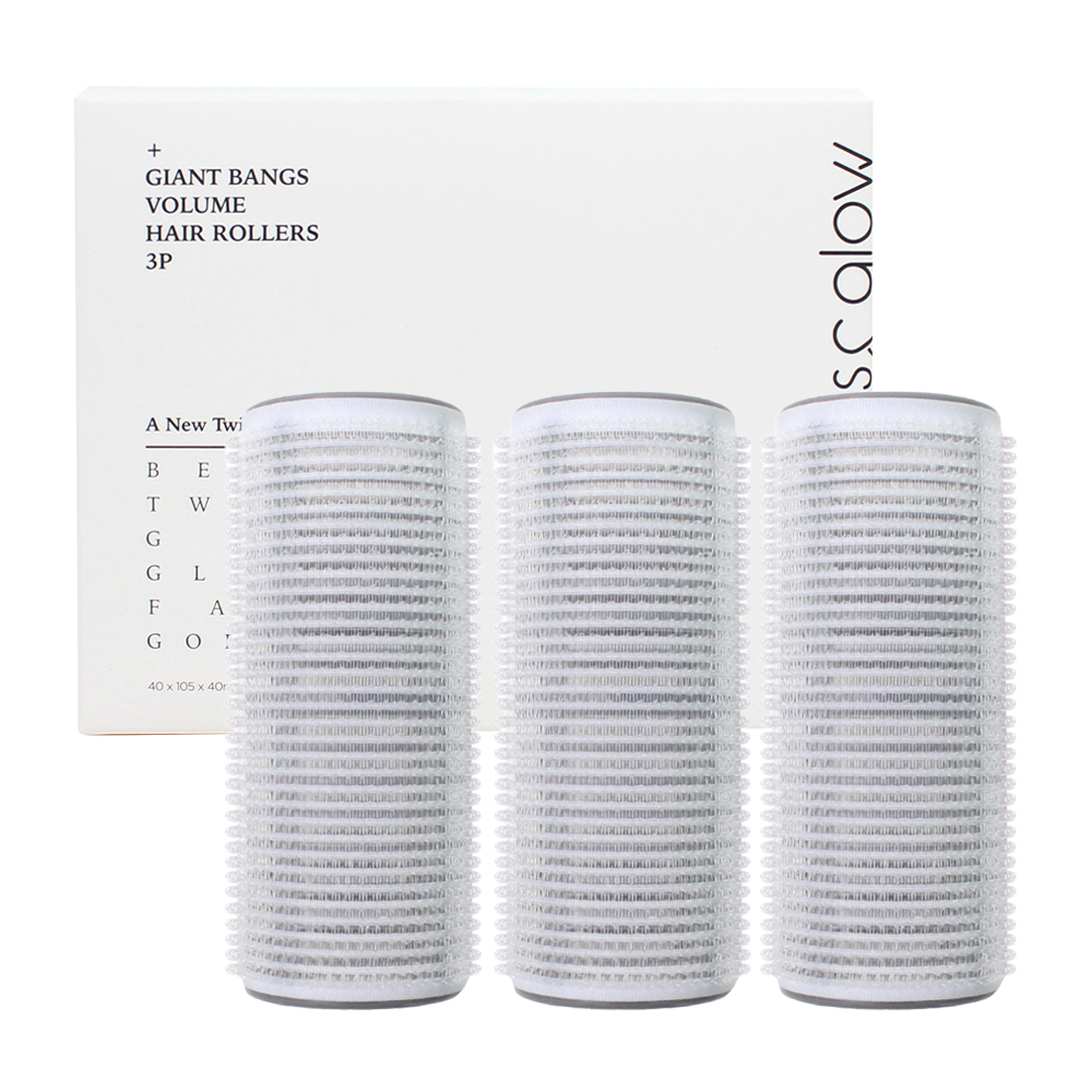 글로스앤글로우 국내생산 대왕 앞머리 볼륨 헤어롤, 3개, 그레이 6,550원