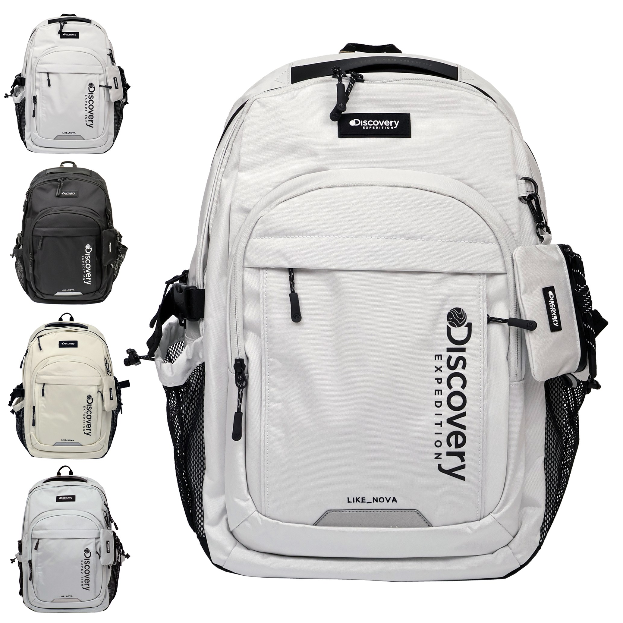 [디스커버리 26년 신상] 남녀공용 중학생 고등학생 입학 선물 새학년 신학기 가방 책가방 에어 노바 백팩 + 미니 파우치 + 스포츠 양말 179,000원