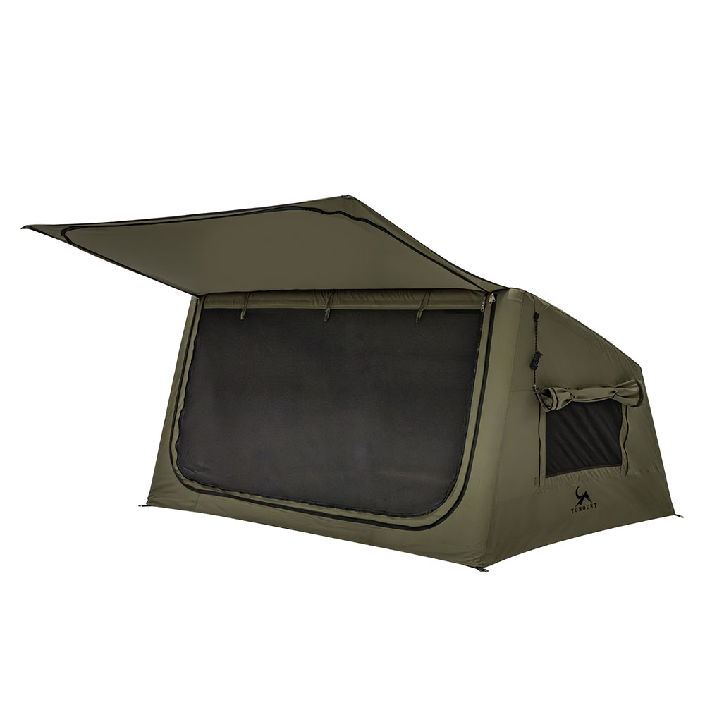 TOMOUNT 투마운트 드림 보트2.0 에어텐트 원터치 감성 캠핑 그늘막 자족텐트 면텐트1-2인용, 카키색, 2-3인 399,800원