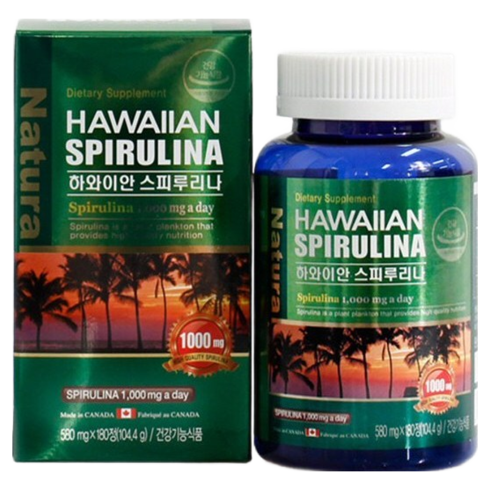 하와이안 스피루리나 580mg x 180정 3개월분, 104.4g, 4개 96,490원