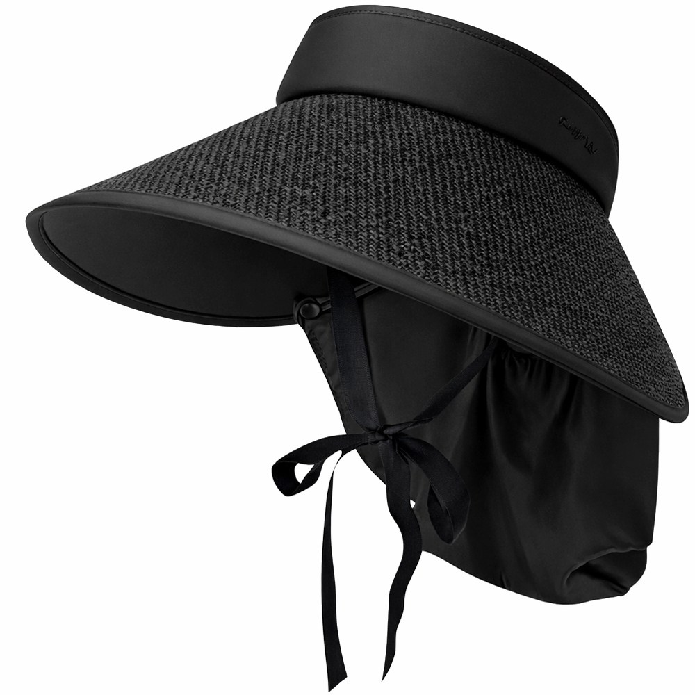 아띠꼴로 1+1 라탄 썬캡 햇빛가리개 자외선차단 여름 챙모자, 쿨블랙 9,800원