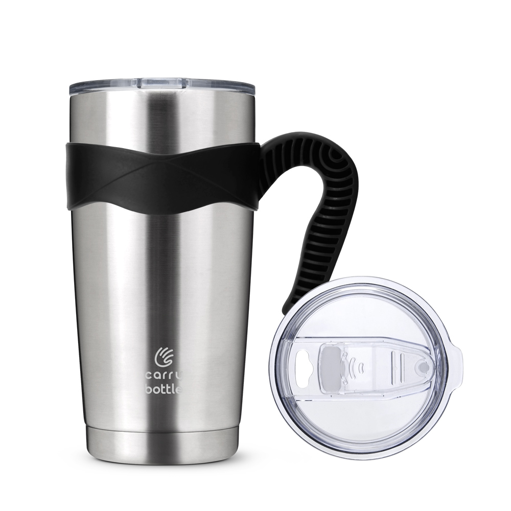 캐리보틀 스탠다드 스테인레스 보온보냉 텀블러 + 전용 손잡이 17,300원