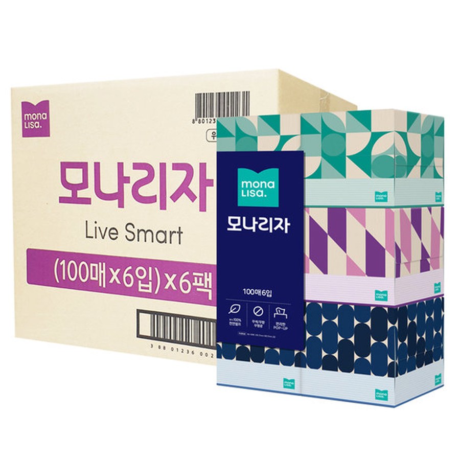 모나리자 각티슈 100매 36곽 미용티슈 각티슈 화장지, 36개, 100매 35,500원