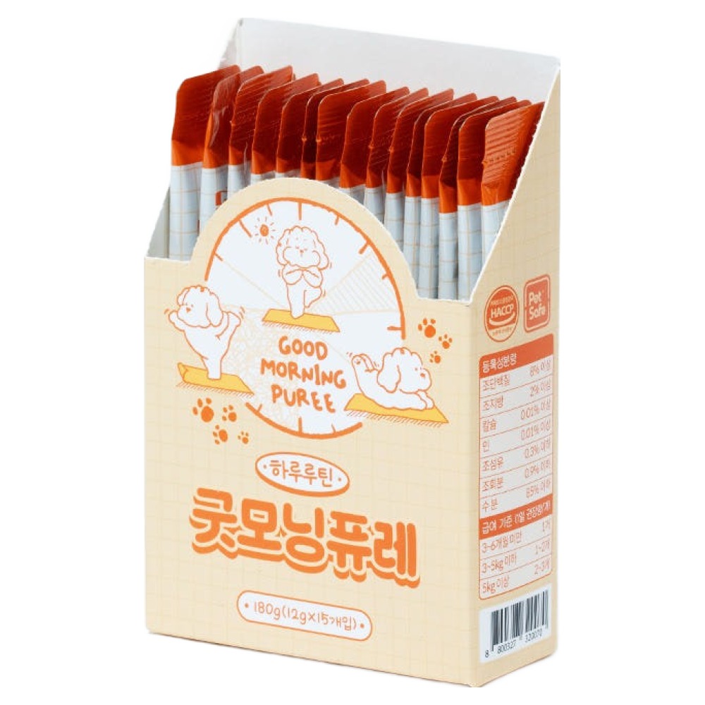 너티 강아지퓨레 고양이 짜먹는간식 스틱간식 약먹이기 대용량간식, 15개, 12g, 연어 9,900원