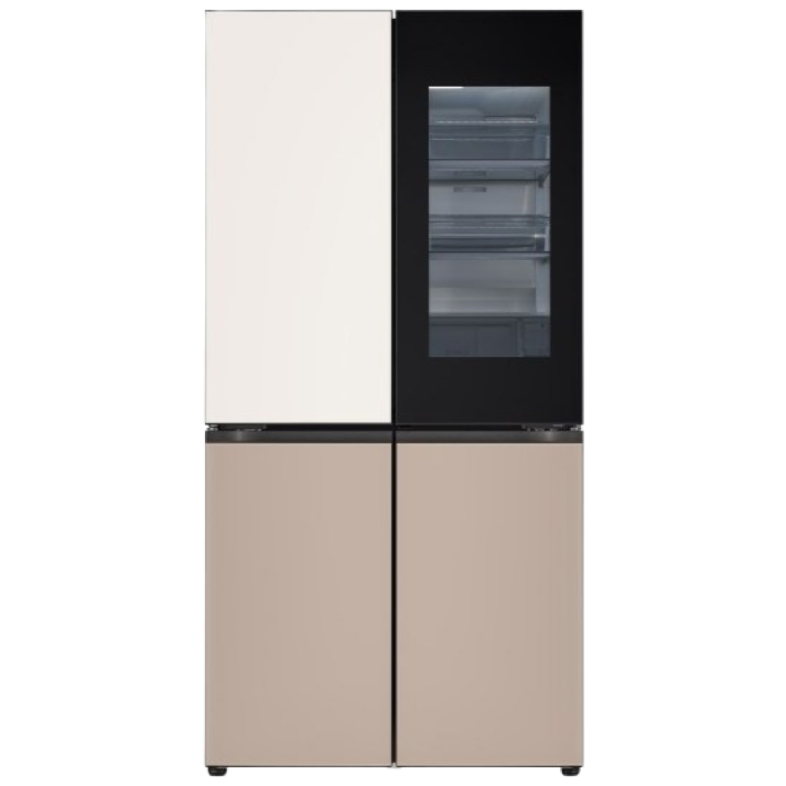 LG전자 디오스 오브제컬렉션 AI 스마트 프리스탠딩 4도어 냉장고 854L, M876GBC472 3,250,000원