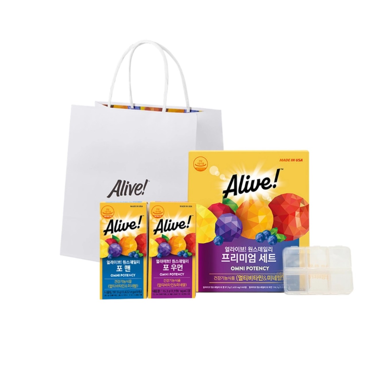 얼라이브  포맨1병 +포우먼1병 프리미엄 선물세트 59,900원