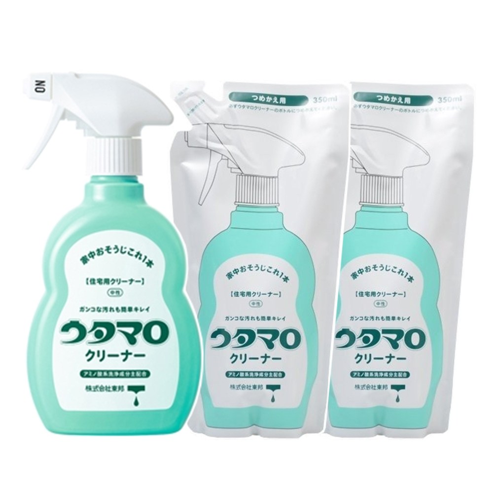 우타마로 클리너 본체 400ml 1개 + 리필 350ml 2개 세트 16,500원