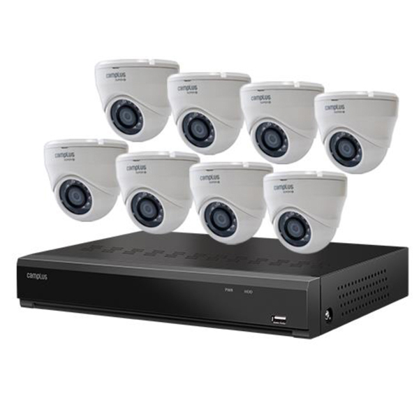 캠플러스 200만화소 직접설치 CCTV 세트 보안카메라시스템 8채널 /8카메라 CP-2MAD0808(DVR+카메라+케이블 일체 포함)(하드2TB포함) 539,000원
