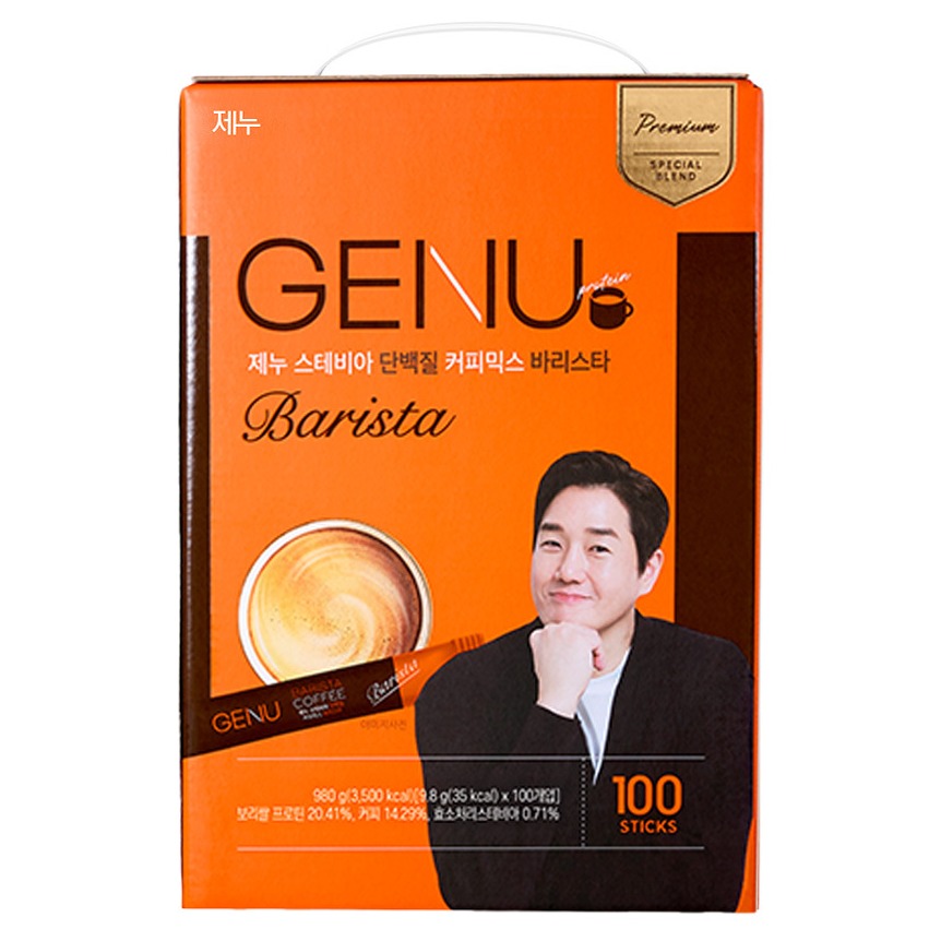 제누 스테비아 단백질 커피믹스 바리스타, 9.8g, 100개입, 1개 38,160원