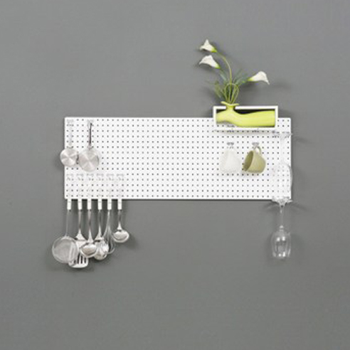 타공판닷컴 원형 타공판 선반, 화이트 27,900원