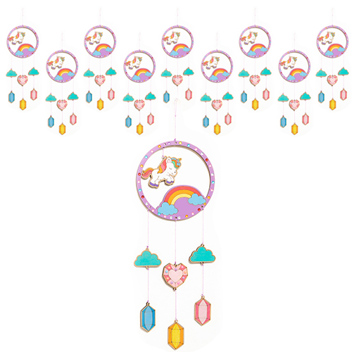 민화샵 밤과꿈 모빌 드림캐쳐 만들기재료, 유니콘(UDPWD0191), 10개 20,000원