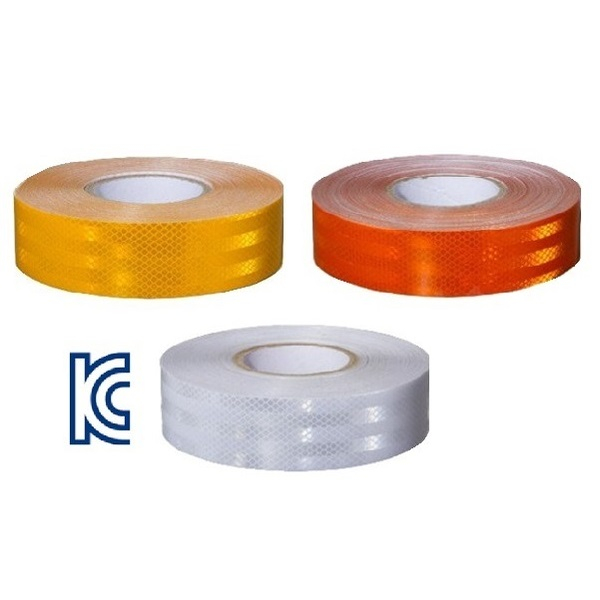 대성부품 트럭 KC인증 반사띠 적재함 반사테이프 검사 스티커 리플렉터 대형트럭 국내생산 흰색 노랑 빨강 백색 적색 황색 50MM 1M 미래글로벌 나노텍 화물차 검사인증 특장차 RV-5000 RV-5001 RV-5005 윙바디 탑차 반사스티커 전면 측면 후면 덤프 6,500원